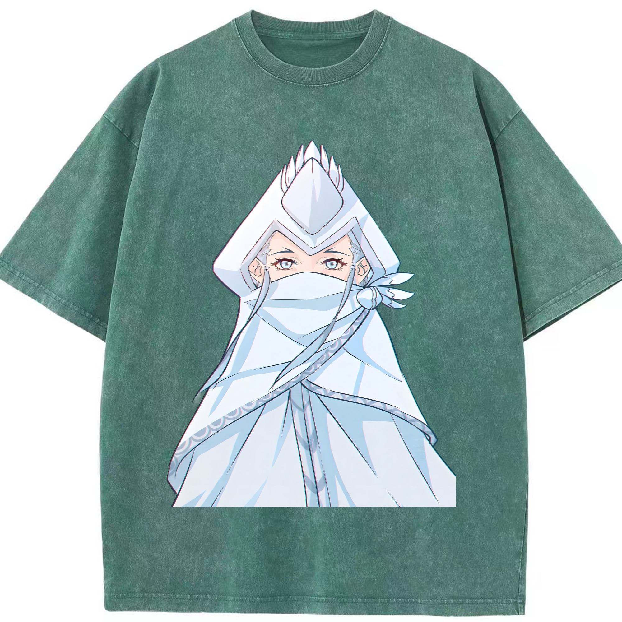 （画像用） Ne Zha 2 ナタ 魔童の大暴れ 綿100% ヴィンテージ風 半袖Tシャツ（フロントプリント）